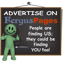 Why advertise on FergusPages.com? People are finding US; they could be finding YOU too!